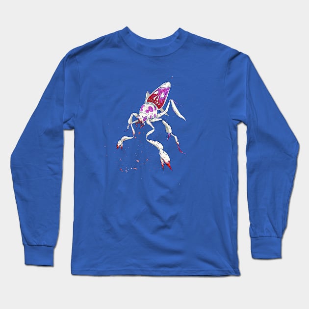 Robot Parasite Long Sleeve T-Shirt by Mended Arrow